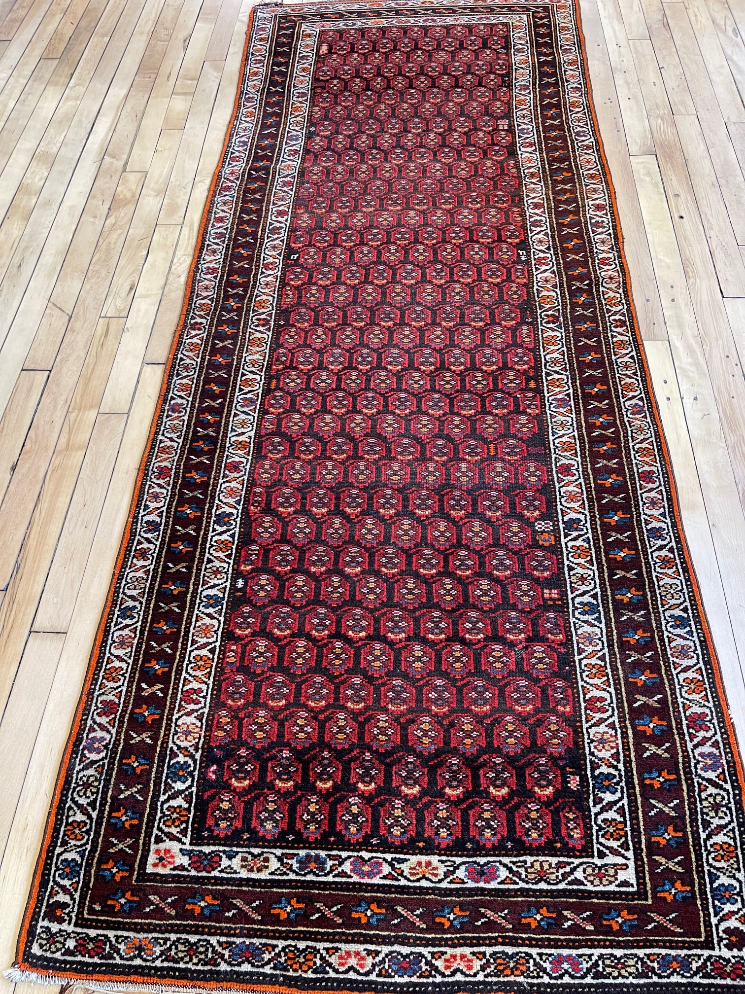 Vintage Hamadan Runner 3'3'' X 8'8'', Item # 78000