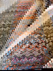 Vintage Kurdish Runner 3'6'' X 12'0'', Item # 78008