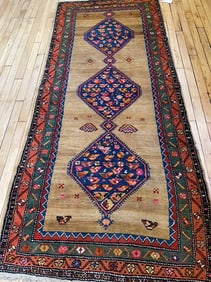 Vintage Kurdish Runner 3'6'' X 8'5'', Item # 78019