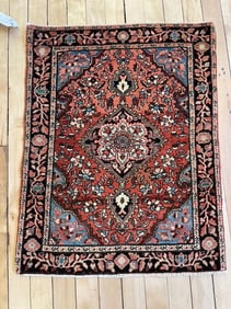 Antique Sarouk, Fereghan Rug 2'0'' X 2'7'', Item # 78033