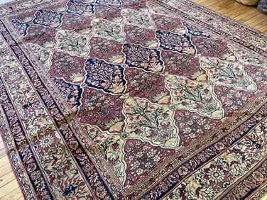 Antique Kirman, Lavar Carpet 8'8'' X 12'0'', Item # 78106