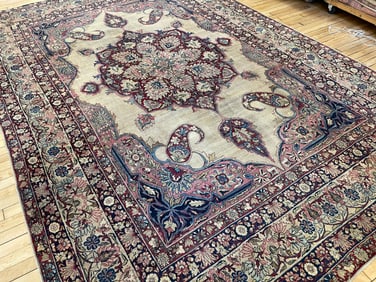 Antique Kirman, Lavar Carpet 8'5'' X 12'2'', Item # 78107