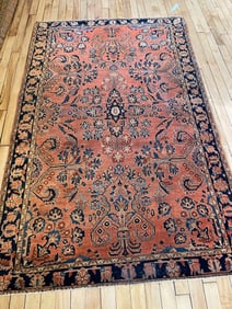 Antique Sarouk, Mohajeran Rug 4'1'' X 6'6'', Item # 78120