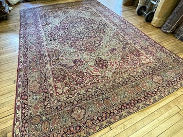 Antique Kirman, Lavar Carpet 8'5'' X 13'4'', Item # 78134