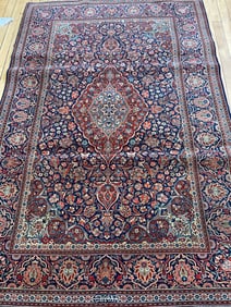 Vintage Kashan Rug 4'6'' X 6'7'', Item # 78158
