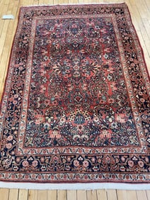 Vintage Sarouk Rug 4'5'' X 6'5'', Item # 78159