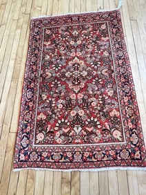 Vintage Sarouk Rug 3'2'' X 4'10'', Item # 78162
