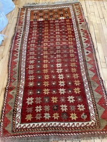 Vintage Kurdish Rug 3'9'' X 6'8'', Item # 78170