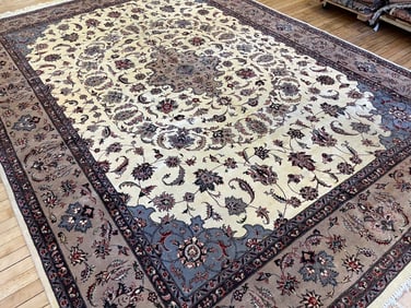 Vintage Kashan Carpet 9'3'' X 12'6'', Item # 78219