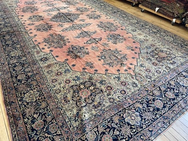 Antique Kashan Carpet 10'6'' X 20'3'', Item # 78245
