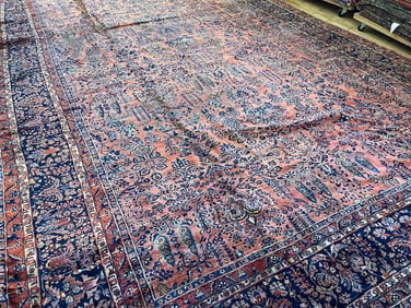 Antique Sarouk Carpet 12'2'' X 24'0'', Item # 78268