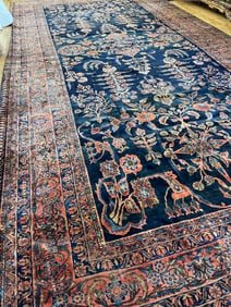 Antique Sarouk Carpet 10'7'' X 21'0'', Item # 78269