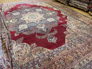 Antique Kirman, Lavar Carpet 15'0'' X 18'8'', Item # 78288