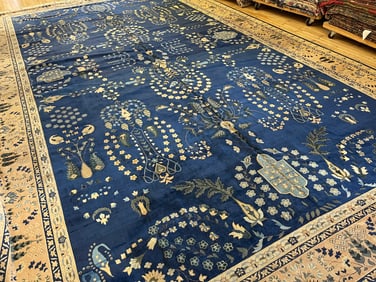 Vintage Indian Carpet 12'0'' X 19'8'', Item # 78295
