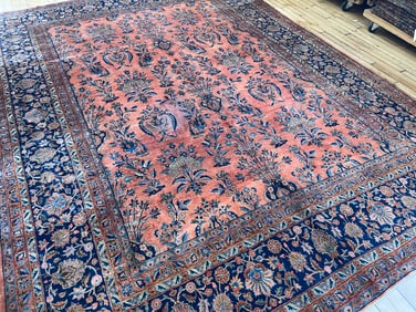 Antique Kashan Carpet 8'7'' X 11'6'', Item # 78306