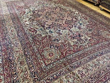 Antique Kirman, Lavar Carpet 11'2'' X 15'2'', Item # 78307