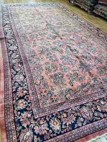 Vintage Sarouk Carpet 9'3'' X 18'0'', Item # 78311