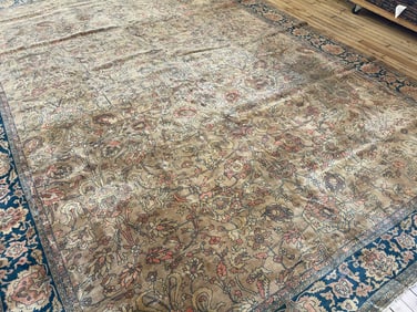 Vintage Kashan Carpet 9'5'' X 13'2'', Item # 78320