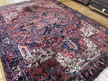 Vintage Heriz Carpet 8'7'' X 11'0'', Item # 78321