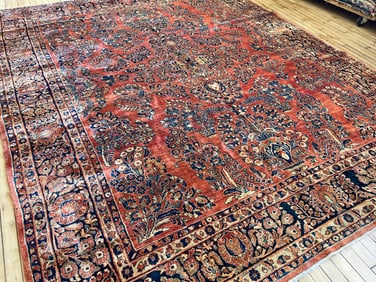 Antique Sarouk Carpet 9'7'' X 11'8'', Item # 78324