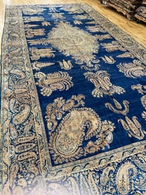 Antique Kirman 9'0'' X 18'7'', Item # 78325