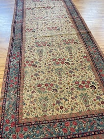 Antique Kashan, Dabir 5'0'' X 11'5'', Item # 78336