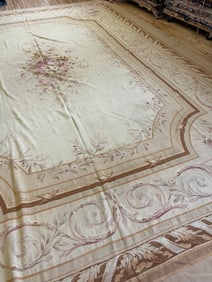 Antique Aubusson Carpet 12'4'' X 18'7'', Item # 78359