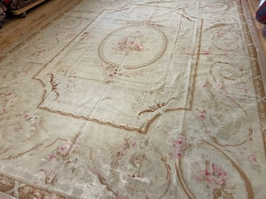 Antique Aubusson Carpet 10'8'' X 14'7'', Item # 78362