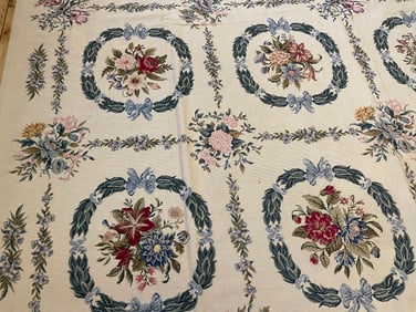 Vintage Needlepoint Carpet 10'6'' X 16'4'', Item # 78363