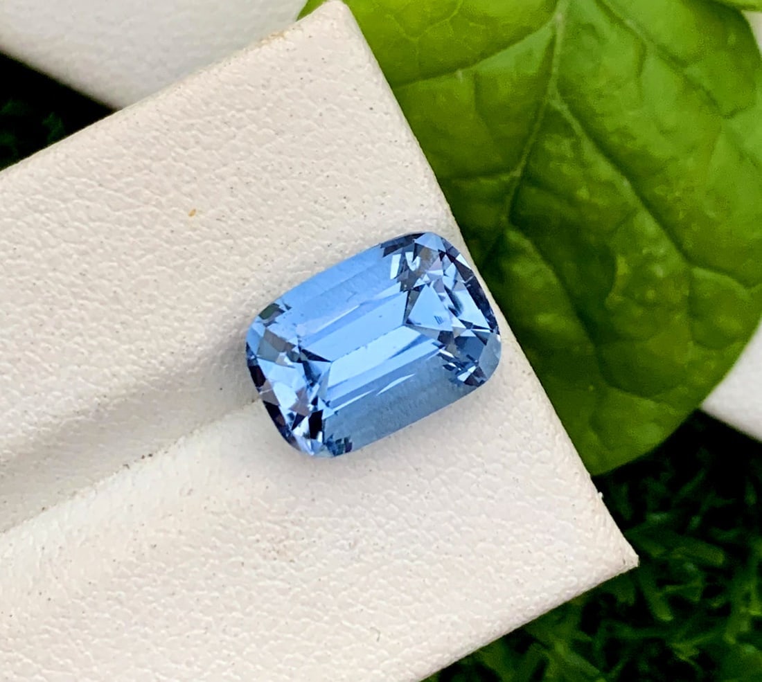 Santa Maria Blue Color Aquamarine Gemstone, Loose Gemstone, Aquamarine Faceted Cut Stone for Ring (1 of 11)