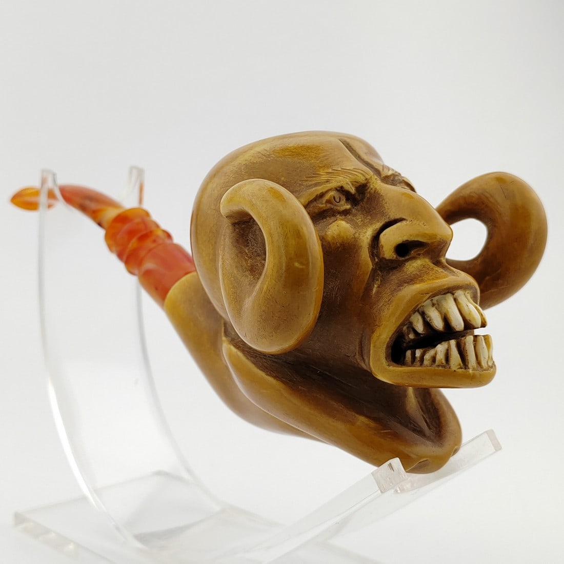 Devil Meerschaum Pipe,Demon Pipe (1 of 9)