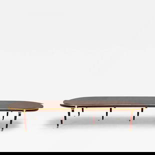 Monumental Louis XVI Hollywood Regency Dining Table, 15 Feet, Bronze Mounted: Description: Monumental Louis XVI Hollywood Regency Dining Table, Conference Table, 15 Feet, Bronze Mounted, Maison Jansen Inspired. A table like this will not be found elsewhere. Simply Impressive is