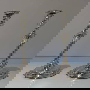 Mid 18th Century Antique Sterling Silver George II Pair Candlesticks London 1759 Jonathan Alleine: Title:Mid 18th Century Antique Sterling Silver George II Pair Candlesticks London 1759 Jonathan Alleine Description:Description A rare and incredibly beautiful pair of mid 18th century candlesticks. T