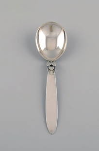 Georg Jensen Cactus jam spoon in sterling silver.: Title:Georg Jensen Cactus jam spoon in sterling silver. Description:Georg Jensen Cactus jam spoon in sterling silver. Length: 14 cm. In excellent condition. Stamped. Our skilled Georg Jensen silversmi