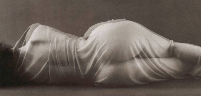 RUTH BERNHARD - Double Vision, 1973: Artist: RUTH BERNHARDPrint Title: Double Vision, 1973 Medium: Duotone PhotoengravingPrinted in USA in 1980’sImage Size approx: 4.5 x 9” Ruth Bernhard (1905 – 2006), was a legendary
