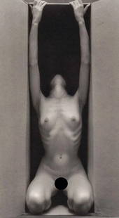 RUTH BERNHARD - In the Box, Vertical,1962: Artist: RUTH BERNHARDPrint Title: In the Box, Vertical,1962 Medium: Duotone PhotoengravingPrinted in USA in 1990’sImage Size approx: 9 x 5” Ruth Bernhard (1905 – 2006), was a legendary San
