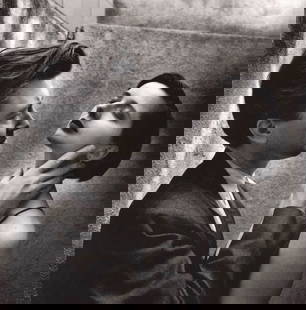 HELMUT NEWTON - David Lynch and Isabella Rossellini, LA, 1988: Artist: HELMUT NEWTON Print Title: David Lynch and Isabella Rossellini, LA, 1988 Medium: Photolithograph Printed in Italy, 2000s Image size (inches) approx. 9.5 x 9.5&#8221; Helmut Newton  (1920-2004)