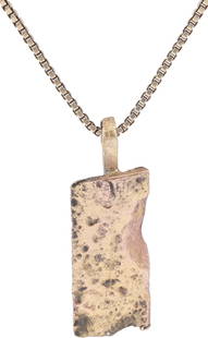 RARE VIKING WOMAN WARRIOR’S BRACELET PENDANT NECKLACE: Vikings were highly skilled metallurgists, and as a result, breaking metal had supernatural significance for them. Breaking ringjarn (iron rings) as shown on the Larbro Stone, was thought to destroy t