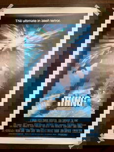 The Thing - John Carpenter (1982) US One Sheet Movie Poster LB: The Thing - John Carpenter (1982) US One Sheet Movie Poster LB, Please refer to the attached photos to determine the condition of this original vintage item. Note: LB means Linen Backed. Ready for you