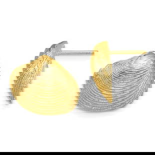 Q-10K Clam Shell Post Earrings: 10K Clam Shell Post Earrings 12.98 mm 10k Yellow Gold 2.72 Grams 687et01 Reserve: $300.00 Shipping: Domestic: Shipping rates are determined by destination. International: Foreign shipping rates are de