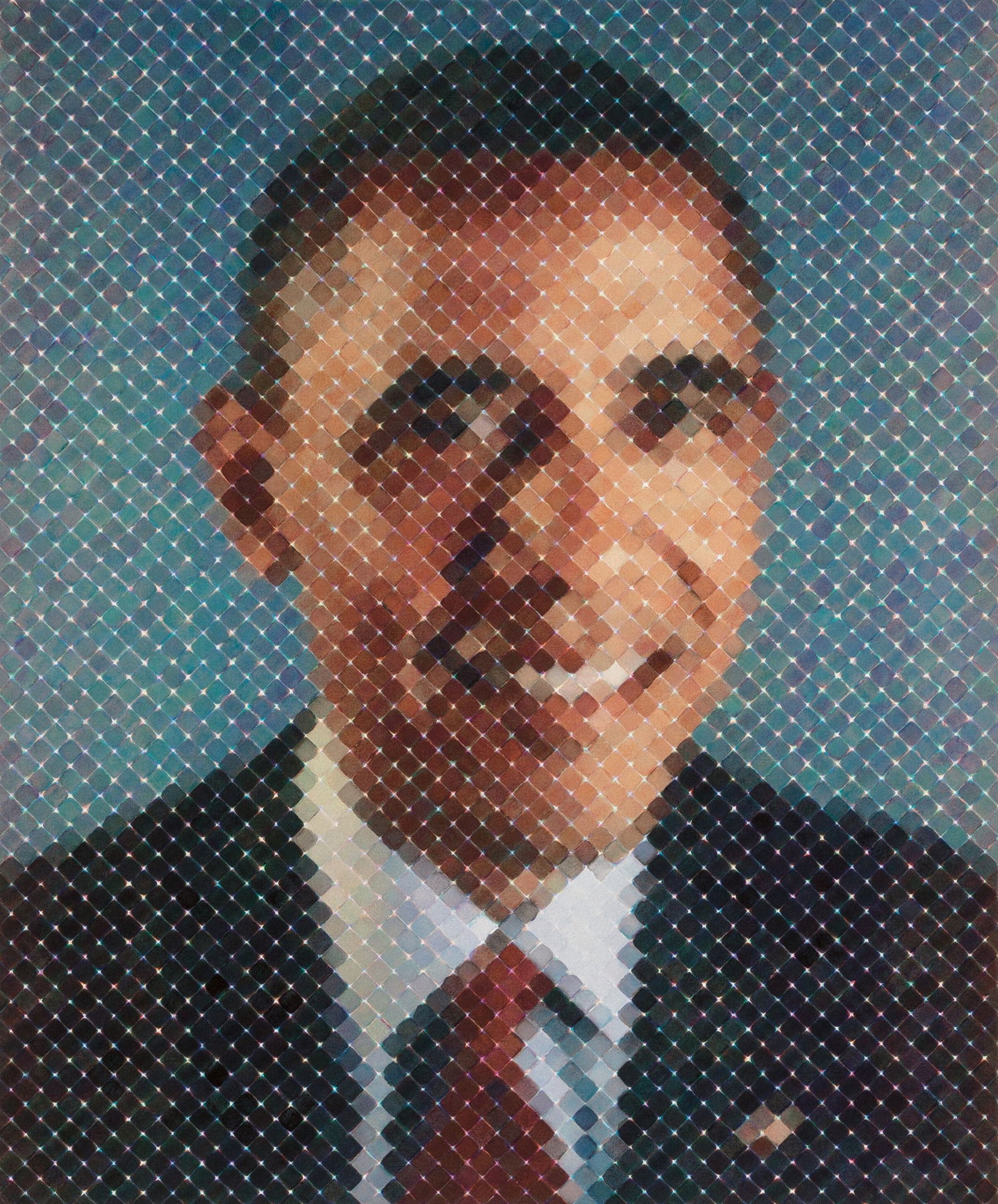 Chuck Close 'Obama' Print (1 of 1)