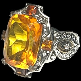 Vintage Sterling Silver Statement Ring