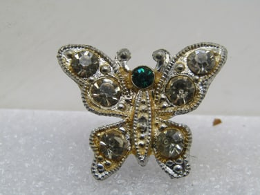Vintage Damascne Ship with Sale Brooch, Spain, 1960's