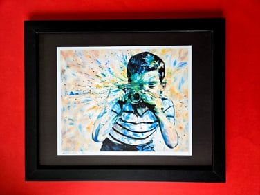 ALEXANDER DULAC | TAKING PICS? Hand Signed Authentic Print Ed. of 10 COA
