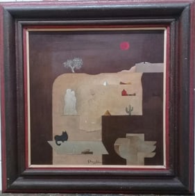 VENANCIO SHINKI - Acrylic Canvas 1990 / Signed