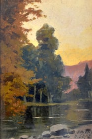 Henry Sené (French, 1889-1961)- By the river