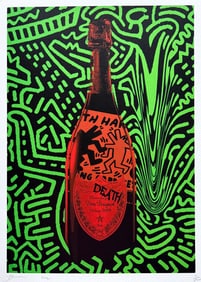 Death NYC Keith Haring Dom Perignon