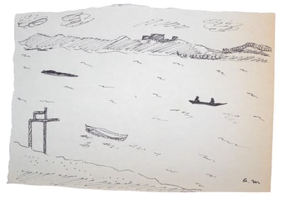Albert Marquet Boats in Tunisia