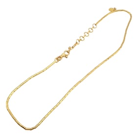 Authentic! Gurhan 24k Yellow Gold Diamond Lentil Necklace
