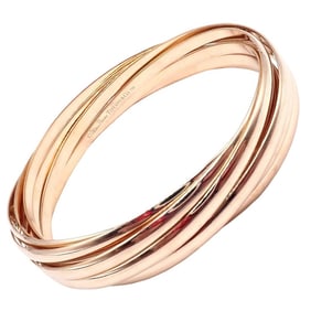 Authentic! Tiffany & Co 18k Rose Gold 9 Row Melody Calife Picasso Large Bracelet